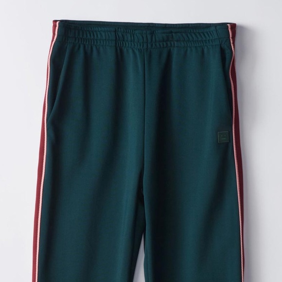 ACNE STUDIOS NORWICH GREEN TRACK PANT - Picture 2 of 7
